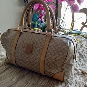 🔥🔥CELINE MACADAM LARGE BOSTON HANDBAG  ❤️🥰❣️